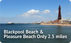 Blackpool Beach &Pleasure Beach Only 2.5 miles